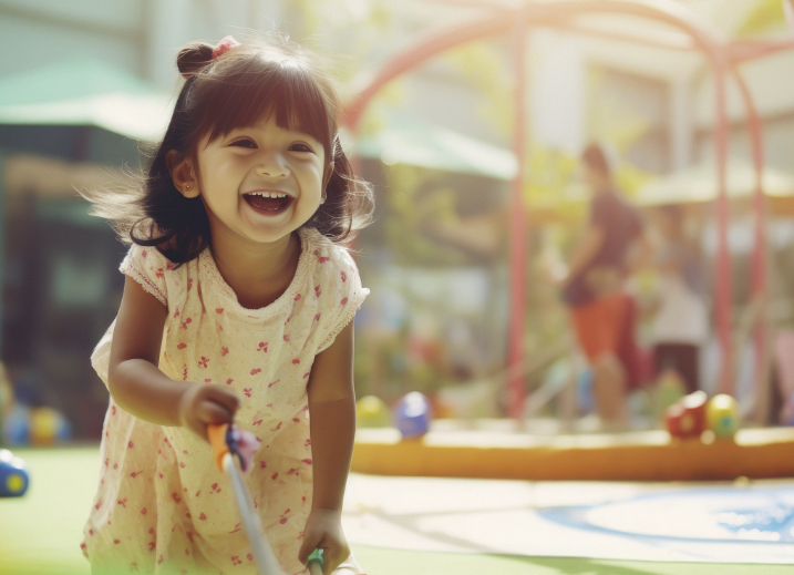 Family leisure at retail destination